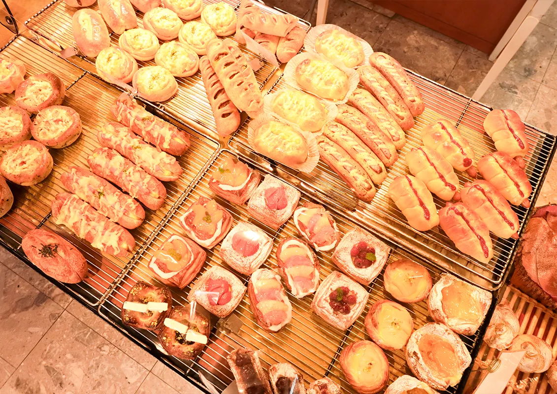 店内のパンのイメージ画像