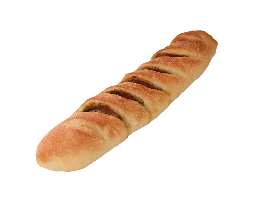 とろ～りチーズのベーコンバゲット